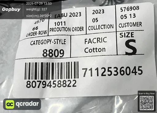 SKU 29cce9