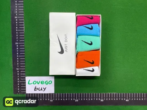 Gift box [blue + white + rose pink + green + orange]