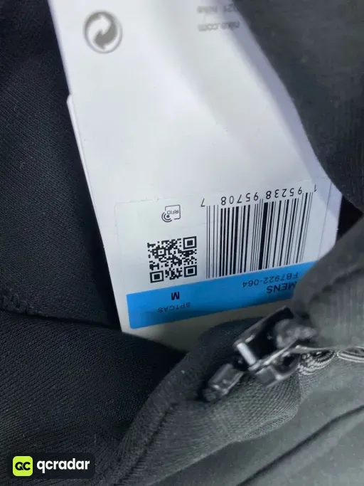 Black and light gray jacket