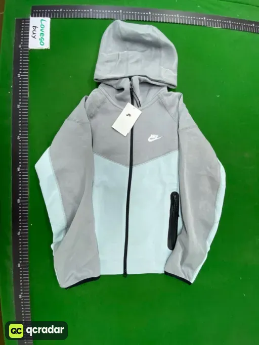 Gray and blue jacket
