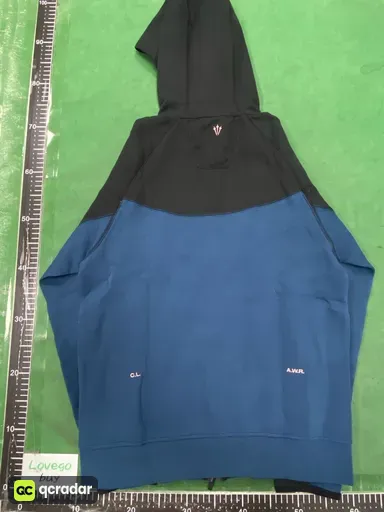 Blue zipper jacket