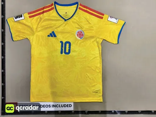 Colombia home jersey - james rodriguez #10