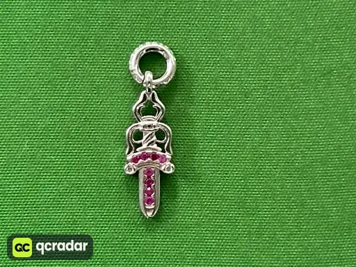宝剑【白金色玫红钻】