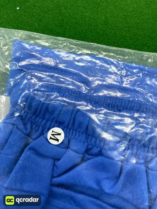 Royal blue foam shorts