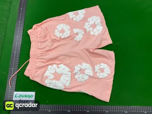 Pink foam shorts