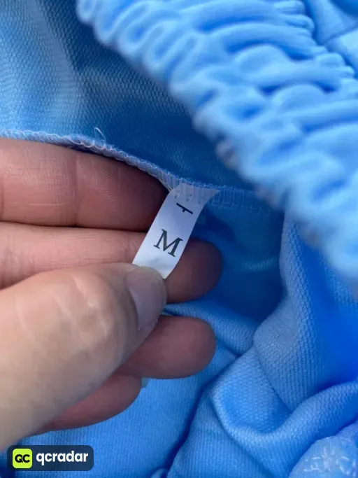 Light blue foam shorts