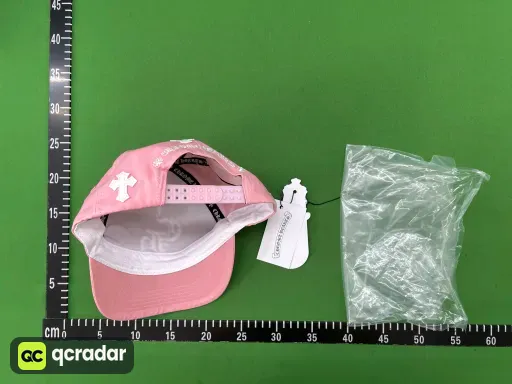 CH+十字皮标粉色