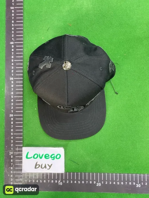 Ch cross leather patch - jet black