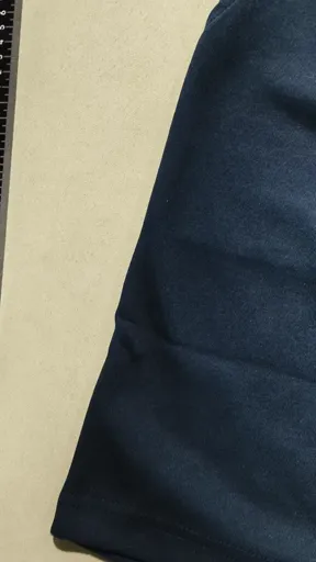 Shorts navy blue red label