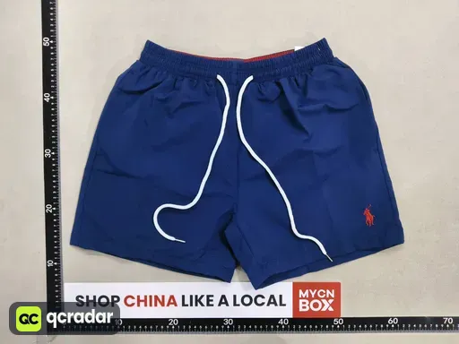 Royal blue red label
