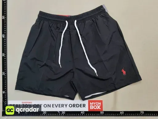 Black red label