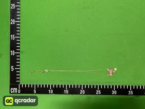 粉色花朵流苏项链