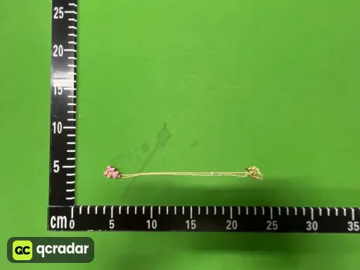 灵动粉熊项链