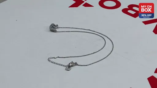 Smart blue swan necklace