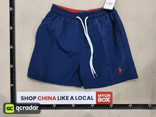 Royal blue red label