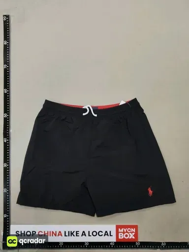 Black red label
