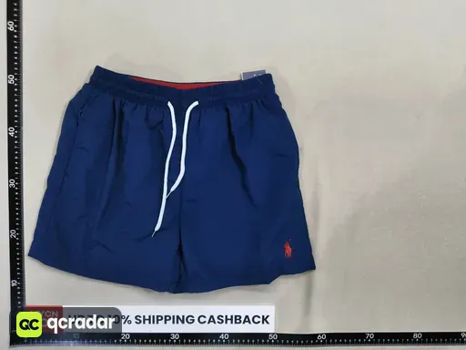 Royal blue red label