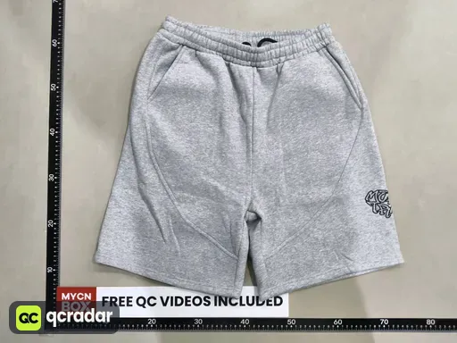 Gray 7-point pants thin velvet