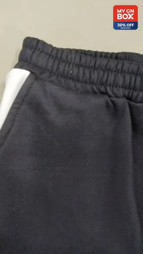 Black and white 7-point pants thin velvet