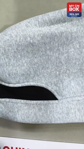 Gray drawstring trousers
