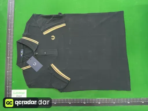 Black with double dark gold trim