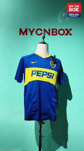 0304 boca home stadium printed no. 10