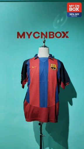 0304 barcelona home stadium printed no. 10 + 1 armband