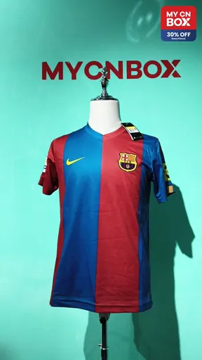 0607 barcelona home stadium printed no. 19 + 2 armbands