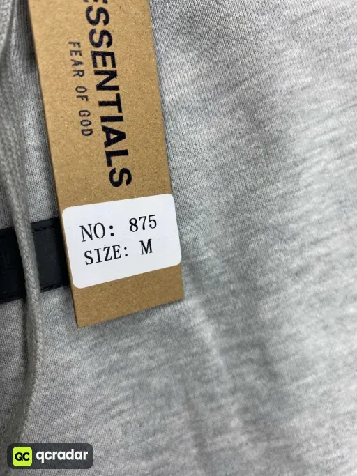 2404 floral gray (flocked letters)