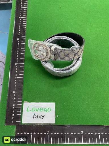 White silver buckle