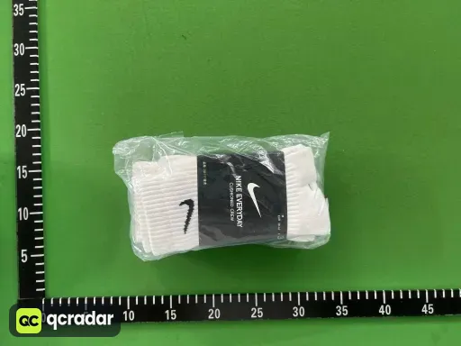 毛巾底白色长筒