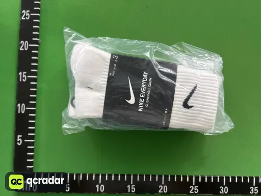 毛巾底白色长筒