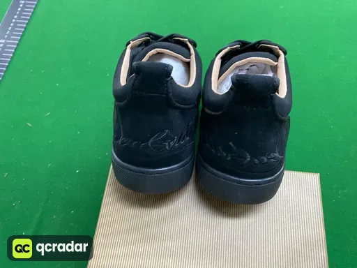 Black electric embroidery