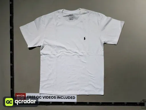 Round neck white-black label