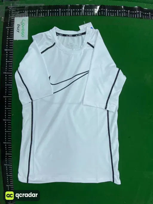 Nk big hook short sleeve black and white two pieces