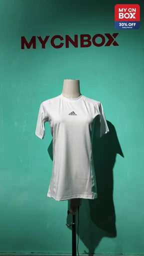 A di tight short sleeve white