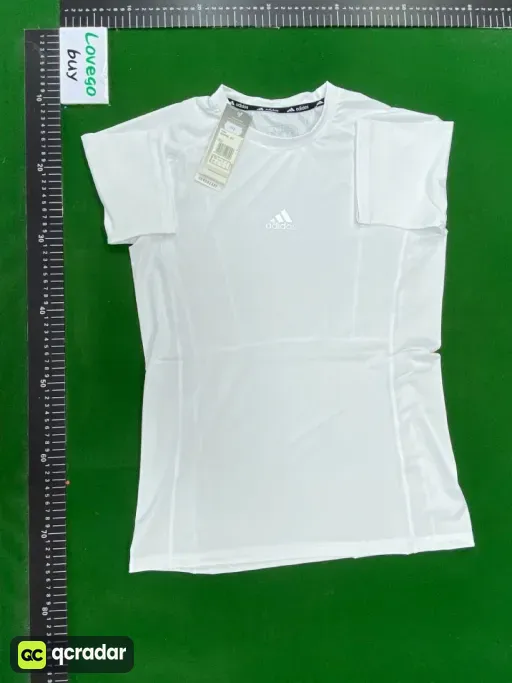 A di tight short sleeve white