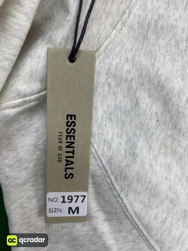 1977卫衣白灰色
