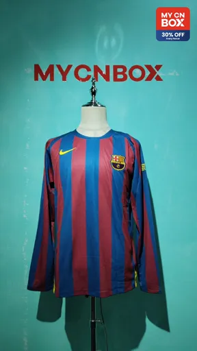 0506 barcelona home champions league version no. 10