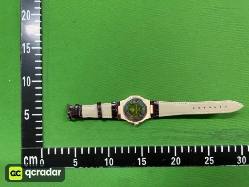 614玫金蓝白面皮带款