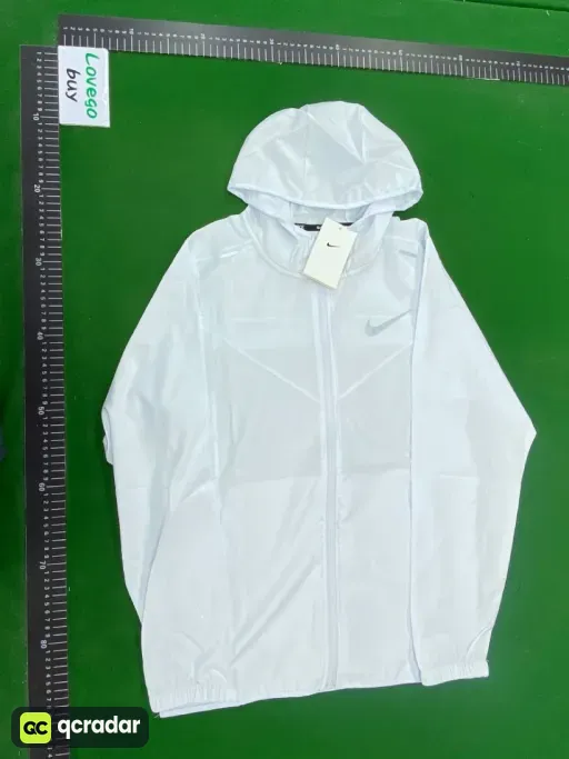 White jacket with black
