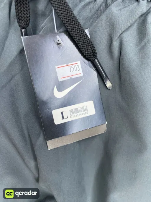 Black jacket with gray