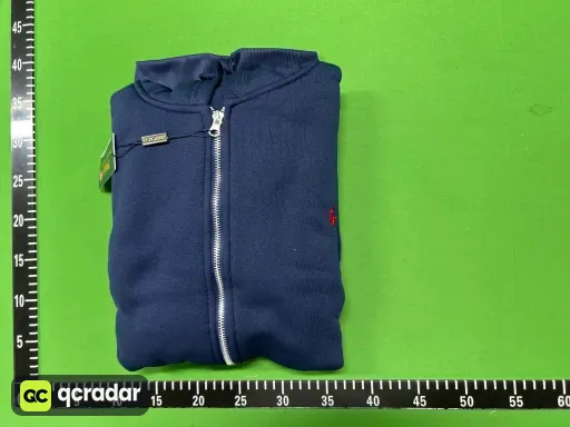 拉链藏青色红标