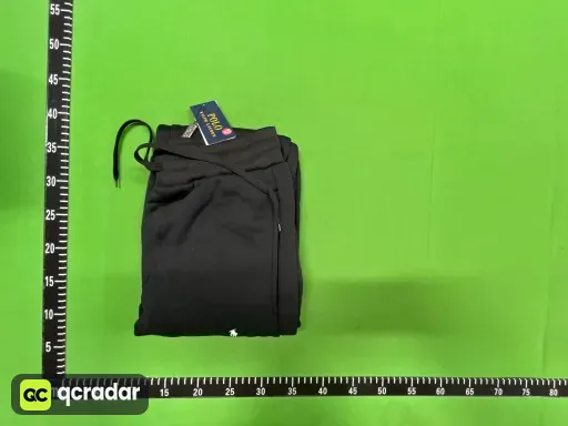 裤子黑色白标