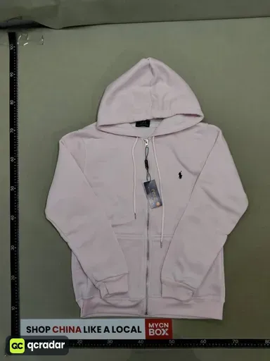 Zipper pink black label