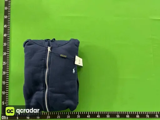 拉链藏青色浅蓝标