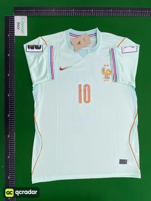 2026 france away mbappe #10 + world cup patch