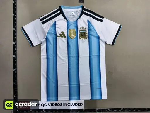 2627 argentina home jersey (with crest)