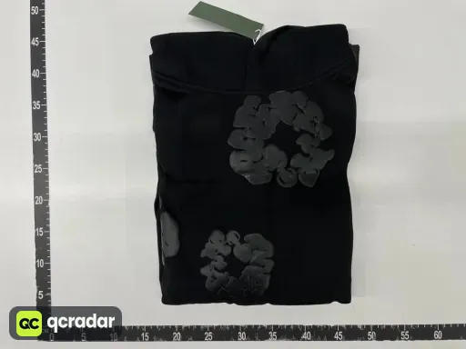 卫衣黑色灰印花