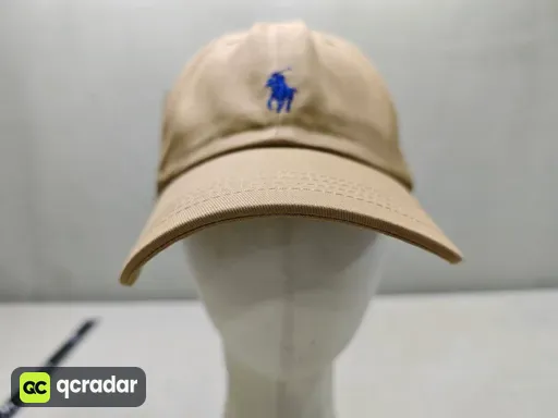 Dark khaki blue label